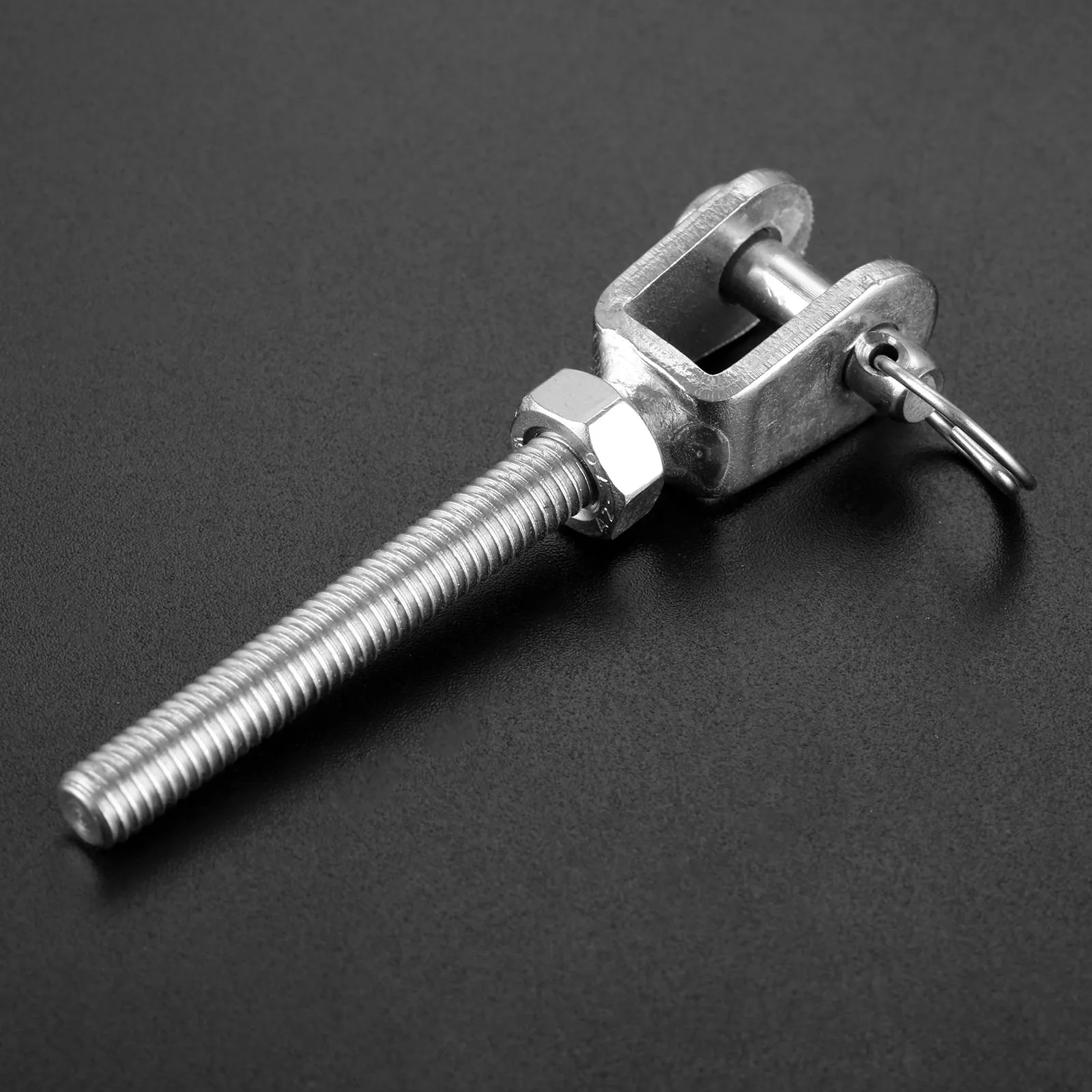 4PCS Stainless Steel 304 M5 M6 M8 M10 M12 M14 Jaw Open Bolt Nut Adjust Turnbuckle Rigging Screw Rowing for Rope Cable Tension