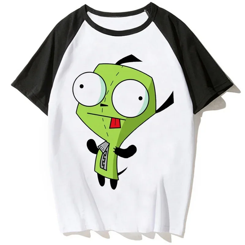 Invader Zim t-shirts women Y2K Japanese streetwear t-shirts girl graphic clothing