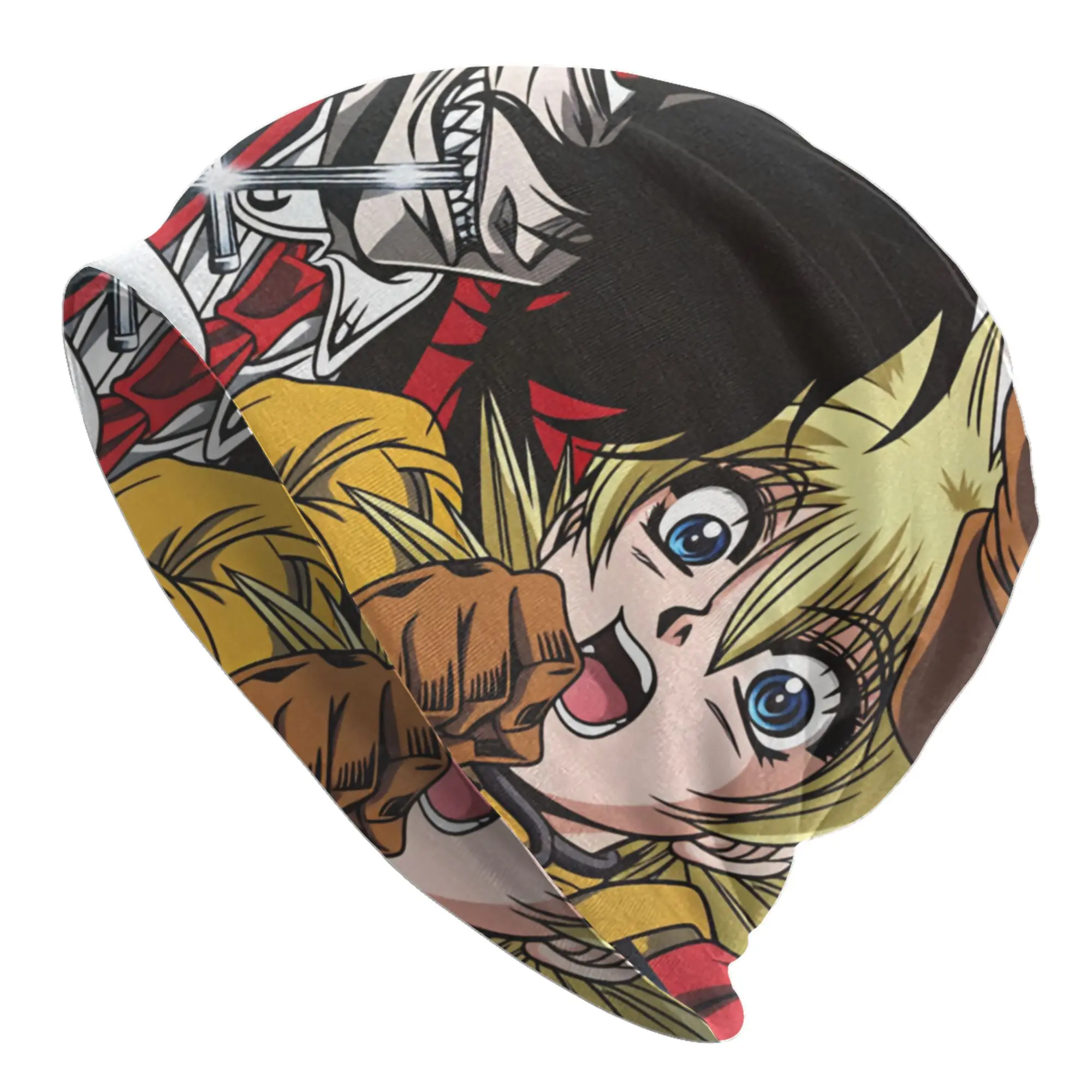 Anime H-Hellsing Seras Victoria Bonnet Hats  Hip Hop Knitted Hat For Men Women Autumn Winter Warm Manga Skullies Beanies Caps