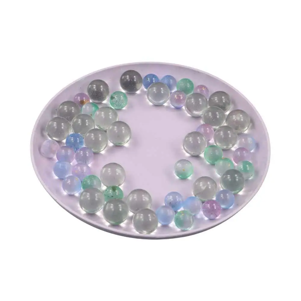 Máquina de enchimento de vaso, contas pequenas, mármores, brinquedos de aquário, bola de vidro luminosa, materiais artesanais, mármores de vidro, máquina de pinball