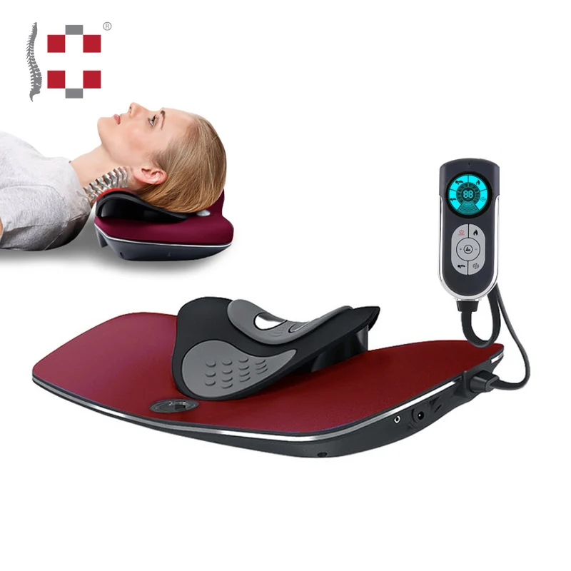 Professional Body Digital Therapy Electrical Cervical Traction Neck Massage Machine