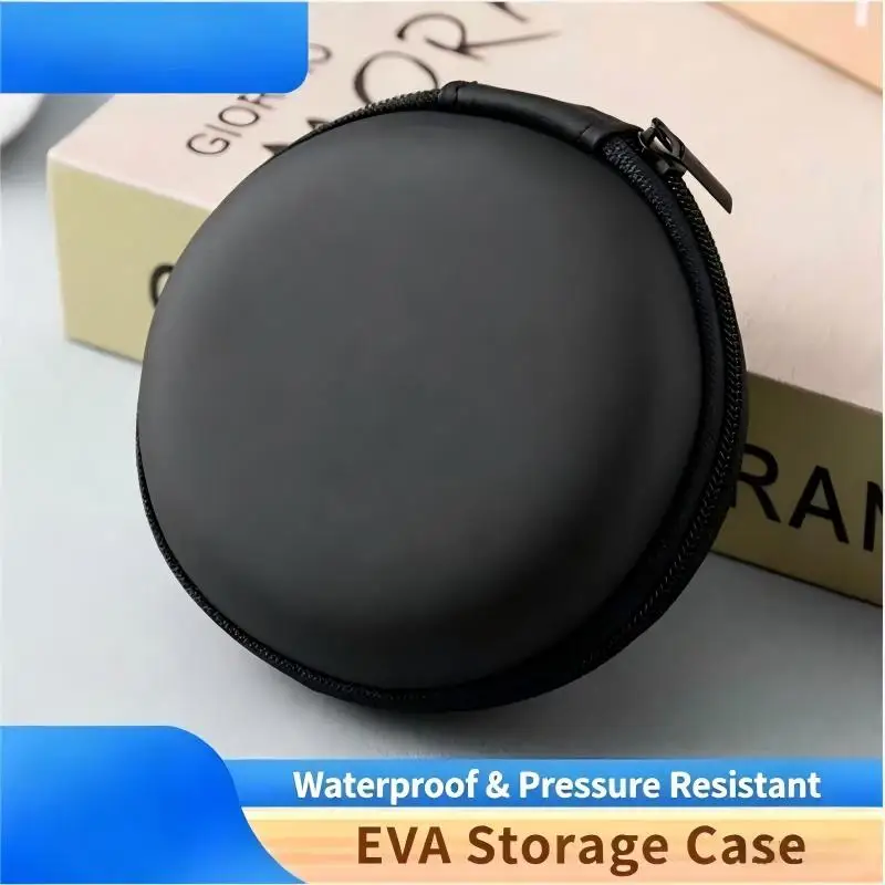 Best-selling Eva Headphones Bag Headphones Packaging Box DataCable Storage Bag RoundZipperBag Bluetooth Headphones Packaging Box