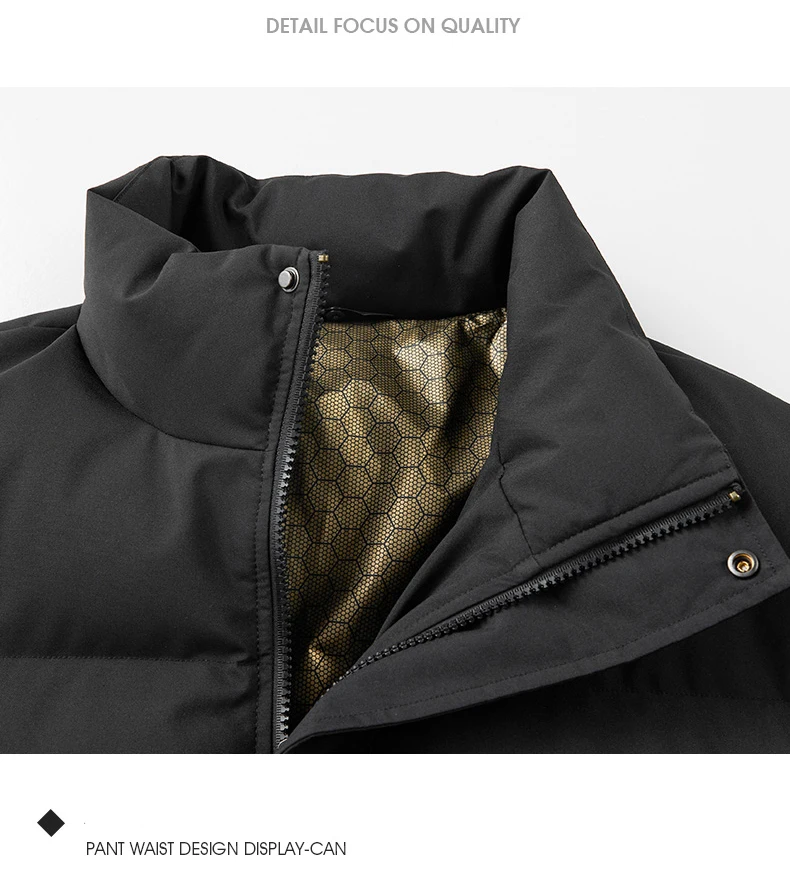 Men's Fashion Windbreaker Parka Coat Windproof Casual Autumn Winter Overcoat Warm Hombre New Male Jacket Streetwear Outdoors