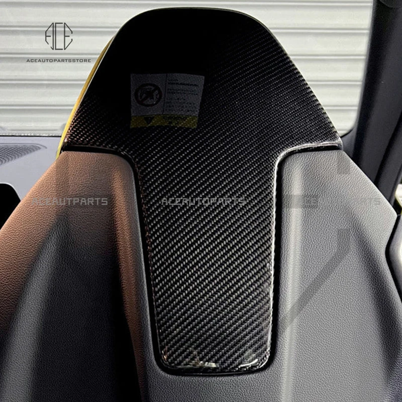 

Dry Carbon Fiber Seat Back Cover For Bmw G87 M2 G80 G81 M3 G82 G83 M4 Carbon Fiber Chair Back Cover Trim Sticker 2020+
