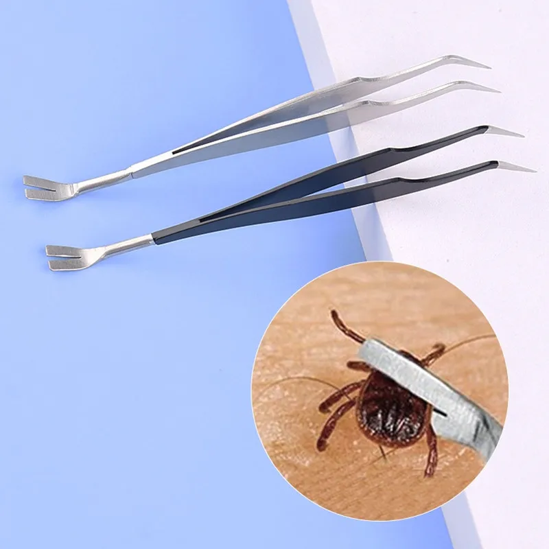 Tick Remover Tool Professional Tick Removal Tweezers For Humans & Pets Pets Flea And Tick Removal Tick Remover Tools