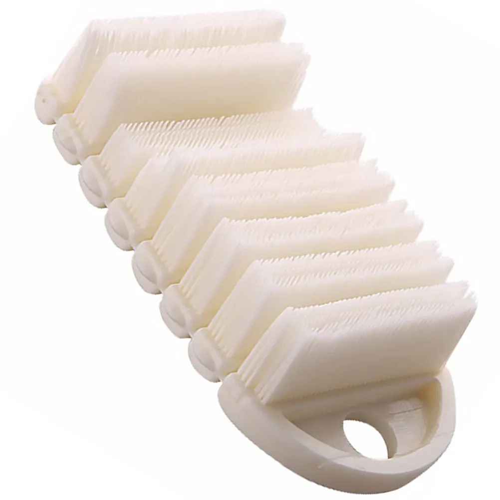 

Professional Nail Brush Flexible PP Bristles Manicure Pedicure Tool for Fingernail Foot Dust Cleaning Scrub Finger Care