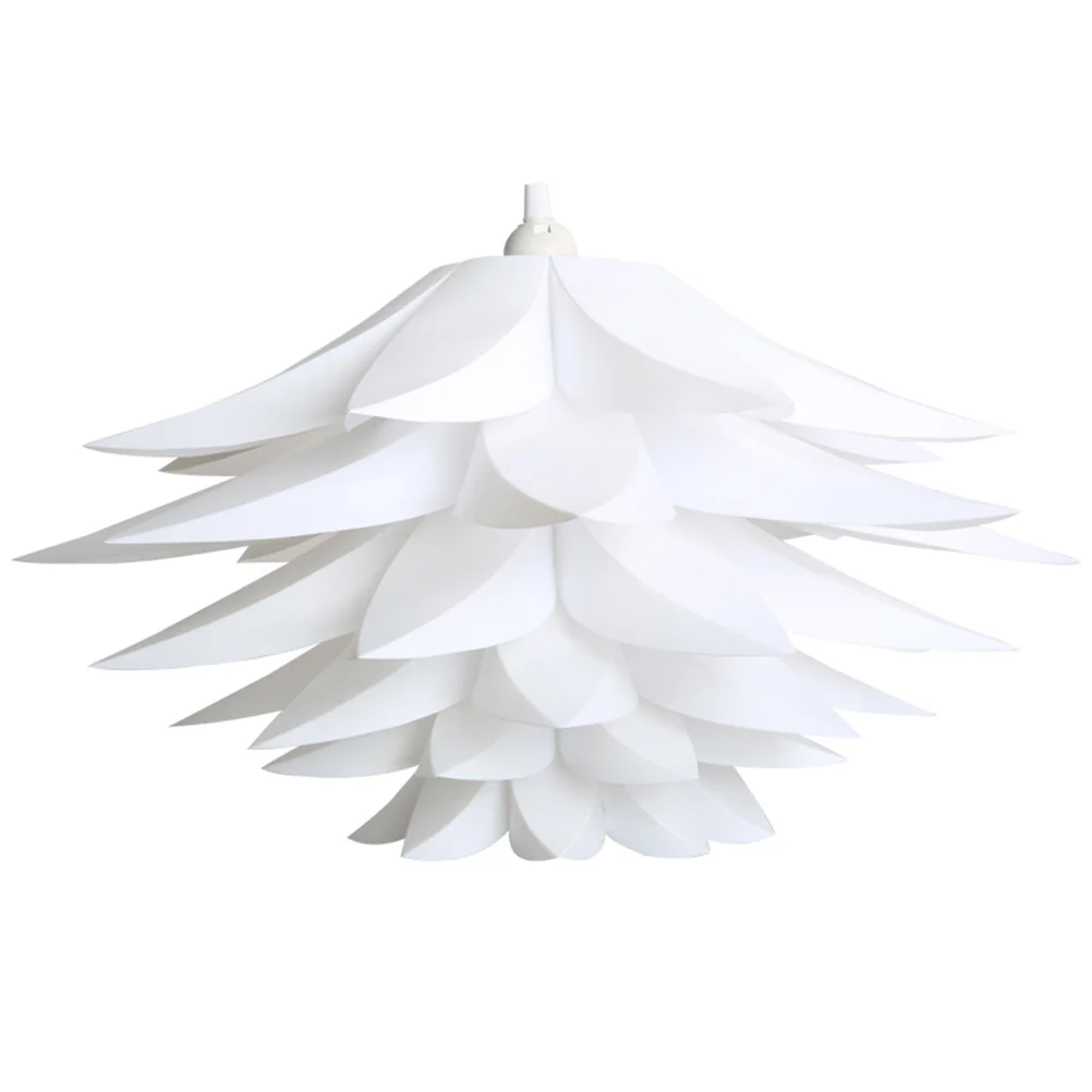 

Hanging Lamp Shades for Floor Lamps Puzzle Light Dome White Lotus Chandelier Chandeliers