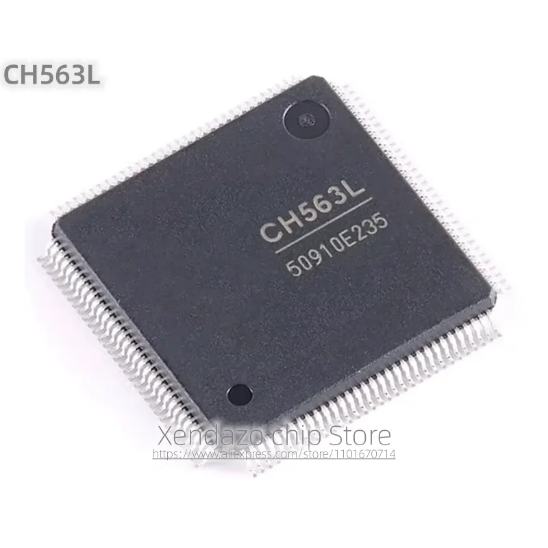 1pcs/lot CH563L LQFP-128 package Original genuine 32-bit RISC reduced instruction set CPU microcontroller chip