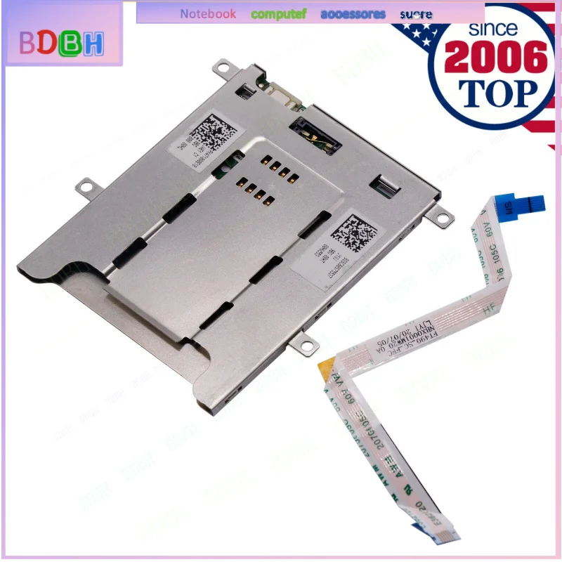 For Lenovo ThinkPad T490 T14 Gen1 P14S P43S T495 Smart Card Reader w/Cable 01YT383