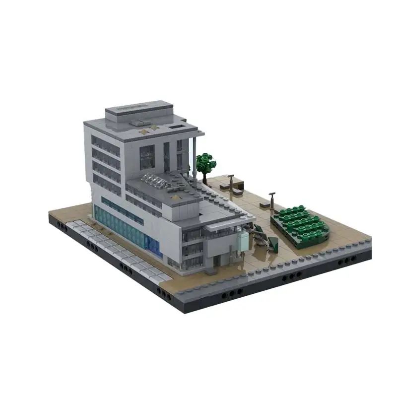 MOC Management Court and Jedi Temple Building Block Model Set Boys Girls Educational Toys