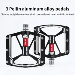 

CNC Aluminum Alloy Mountain Bike Pedals - Sanpeilin Non-Slip Design for Road and MTB Riding, Enhanced Grip and Control