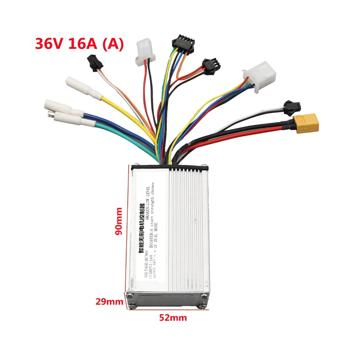 Controlador inteligente de Motor sin escobillas para patinete eléctrico KUGOO M4, 10 pulgadas, 36V, 16a