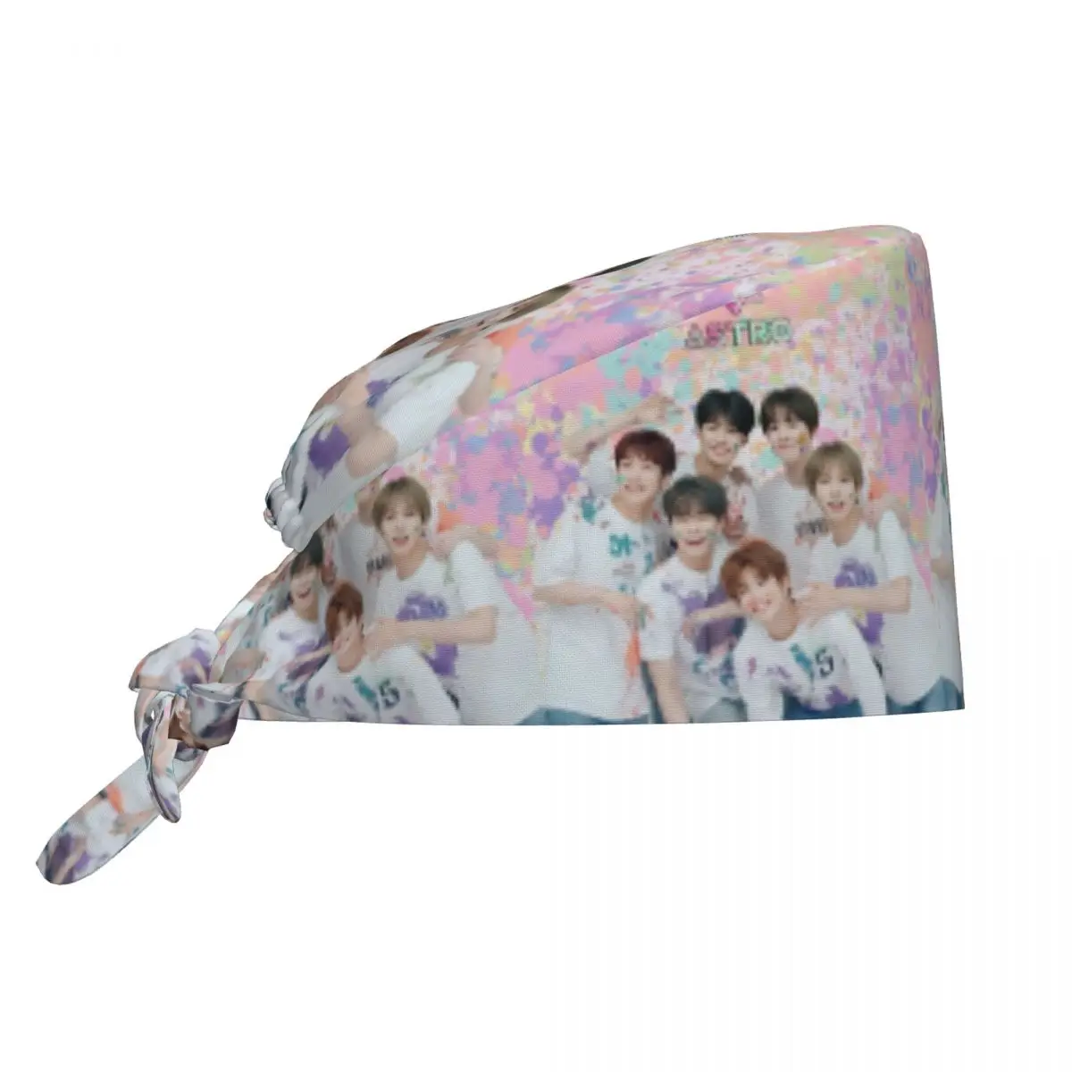 Personalizado Kpop Astros MJ Jinjin Cha Eun Woo Yoon San Ha Rocky personal médico Scrubs sombrero hombres mujeres para Chef sombrero Scrub gorras