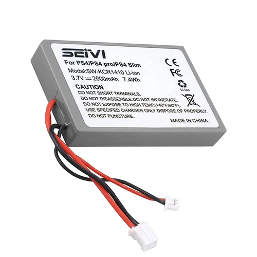 Imagen 2 del producto 2 baterías de repuesto de 2000mAh para Sony PS4 Pro Slim Bluetooth DualShock Controller CUH-ZCT2 o CUH-ZCT2U de segunda generación