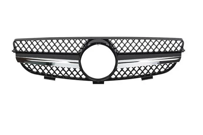 For Mercedes Benz CLK Class W209 CLK63 CLK550 CLK320 2003-2009 Front Grills Grille Upper Bumper Hood Mesh Air Intake Grille