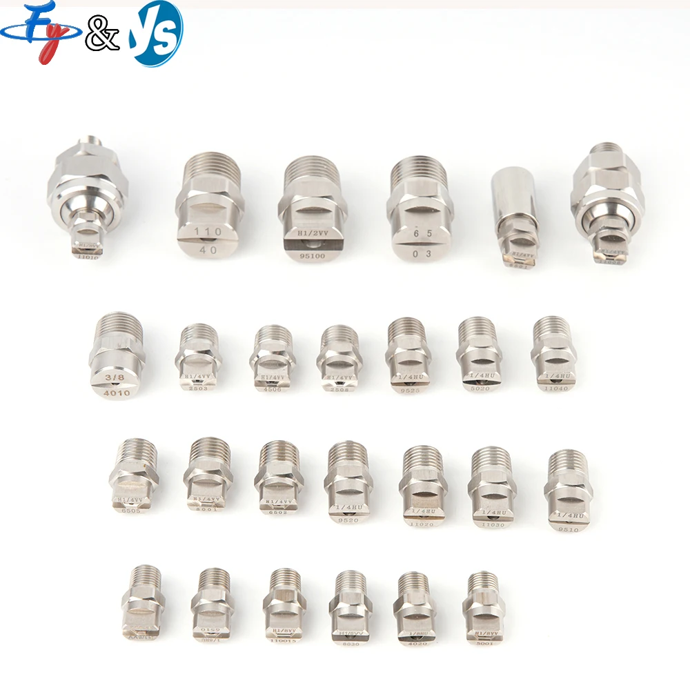 SS304 HVV HU Flat Fan Nozzle 1/8