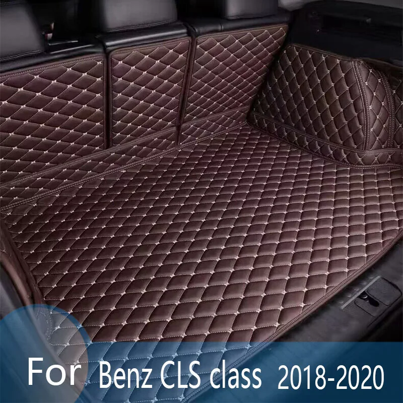 

Коврик для багажника автомобиля Benz CLS class C257 sedan 2018 2019 2020, подкладка для груза, коврик, внутренние части, аксессуары, крышка