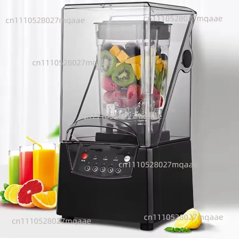 For Smoothie Machine Commercial Hood Soundproof Cooking Machine Silent Mixer Milk Tea Shop Smoothie Crushed Ice Juicer