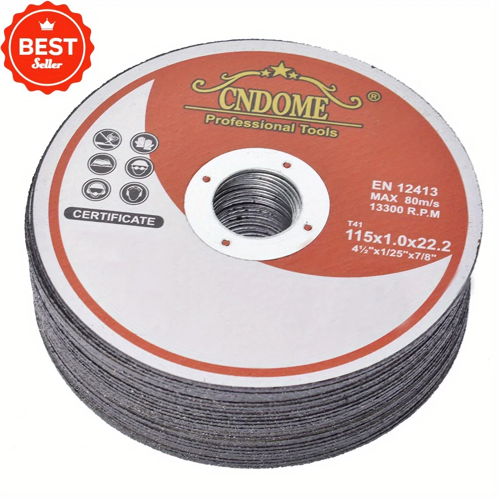 

Отрезное колесо 4,5 x 0,40 x 7/8 дюймов — отрезные диски из металла и нержавеющей стали, упаковка 50 шт.