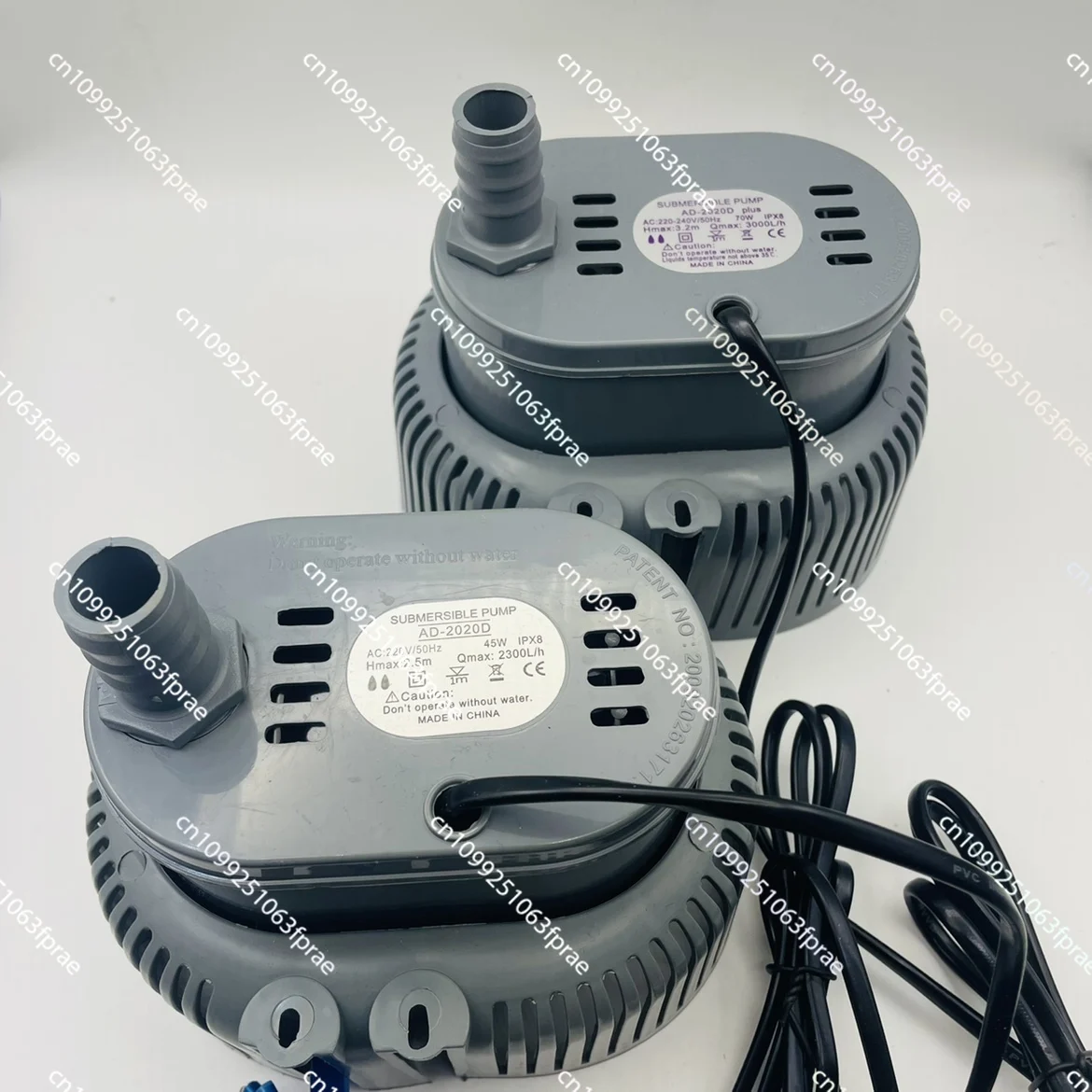 

Cooling Fan Water Pump 45W70W Environmentally Friendly Water Air Conditioning Special Submersible Pump AD-2020D