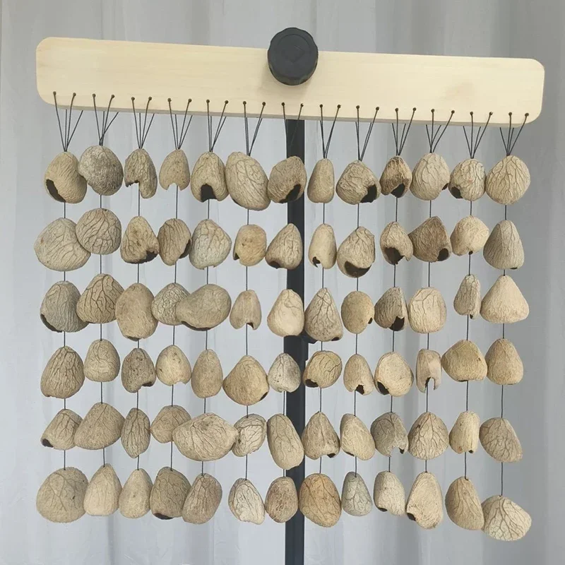 JUJU Sound Bundle Nut Shell Hand Bells Outdoor Meditation Chimes Yoga Sound Healing Tambourine Accompany Percussion Instruments