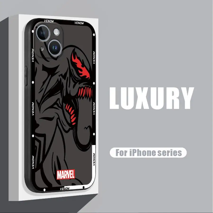 Spider Iron Man Venom Deadpool Phone Case for Google Pixel 8a 6 Pro 7 Pro 6a 7a 8 Pro Silicone Armor Cover Cases