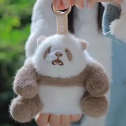 32cm Panda Huahua Qizai Cute High Quality Mink Plush Pillow Toy School Bag Girl Bag Pendant Decorative Keychain Trinket