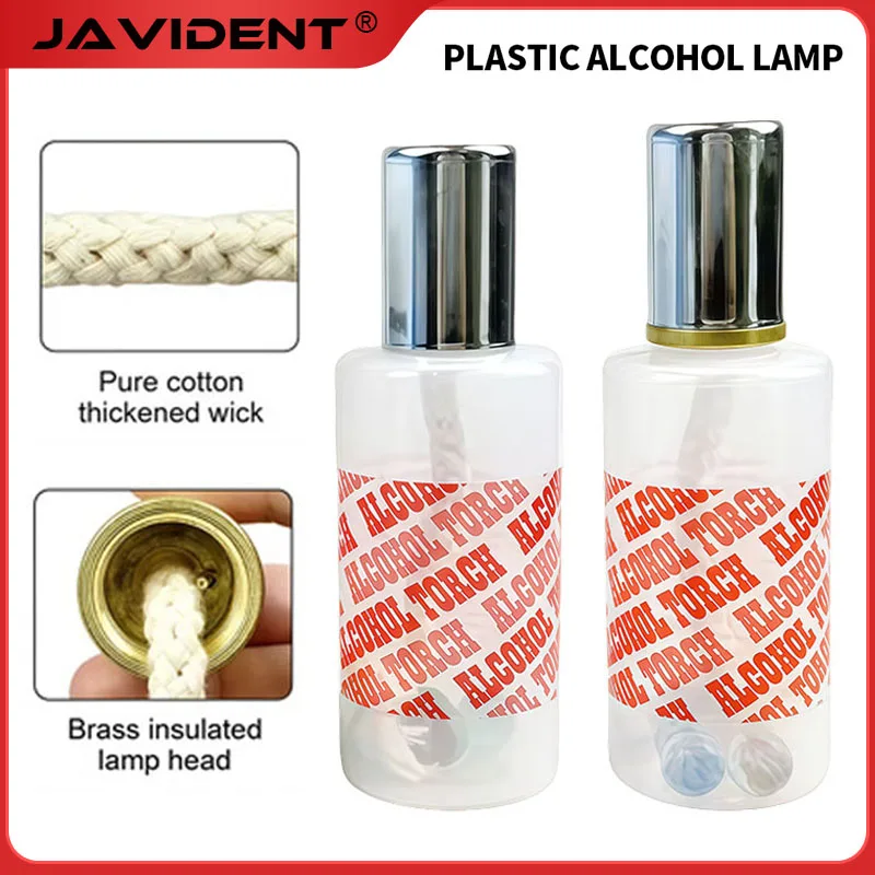 1Pcs Dental Chemistry Lab Plastic Alcohol Lamp Denture Wax-Melting Heating Tool Dental Technician Blowtorch Dental Materials