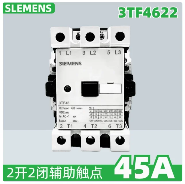 Original AC Contactor AC24/36/110/220/380V 3TF46 3TF47 3TF48 3TF49 3TF51 3TF52