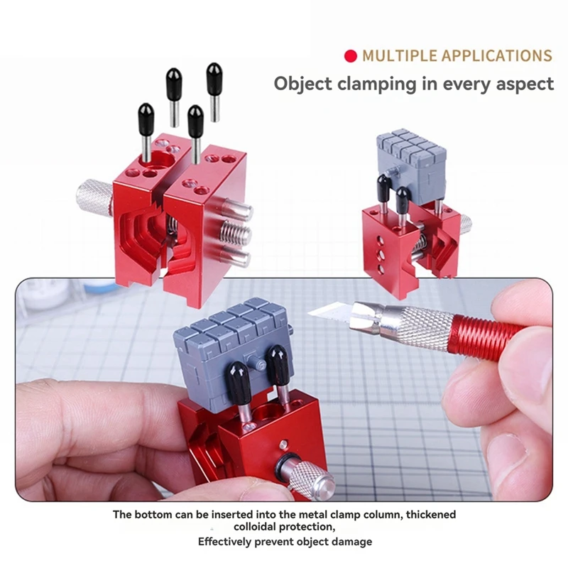 Mini abrazadera de aleación y soporte Mini tornillo de banco de mano multifuncional -90637 III Mini tornillo de banco