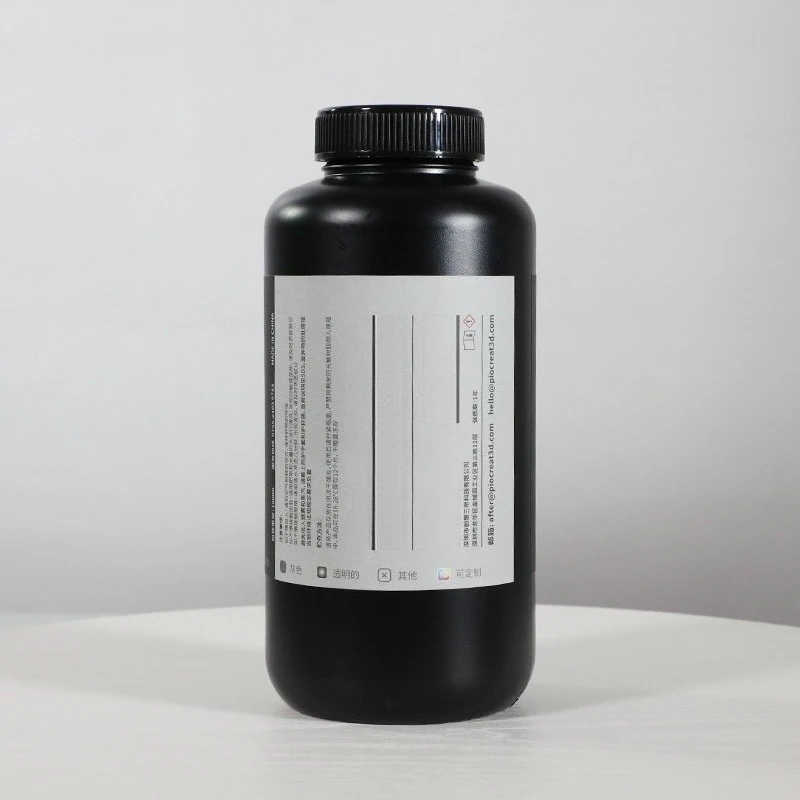 1KG Rigid Photopolymer Resin, Light Curing Consumable for LCD DLP 3D Printing Figure Model
