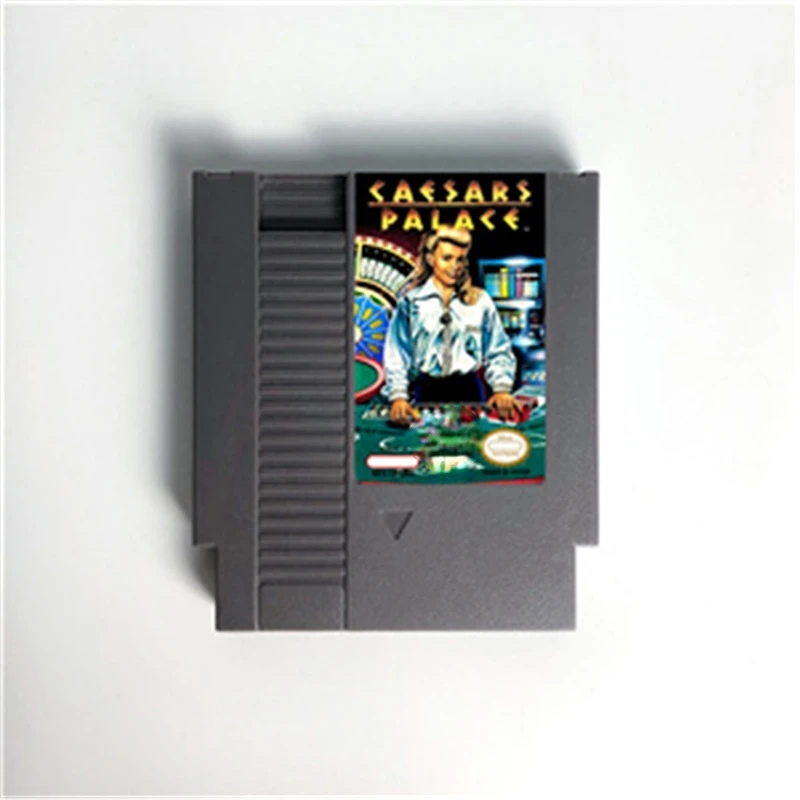 Caesars Palace Game Cart for 72 Pins Console NES