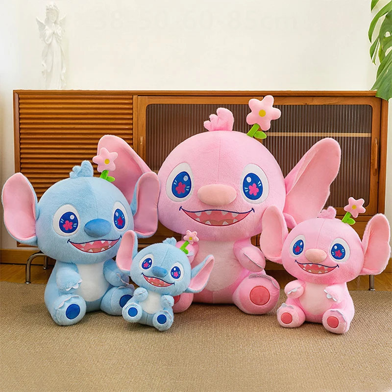 

Disney Kawaii мультфильм цветок стежок плюшевая игрушка милый ангел вышивка мягкая кукла мягкая игрушка детский подарок на день рождения и Рождество для детей