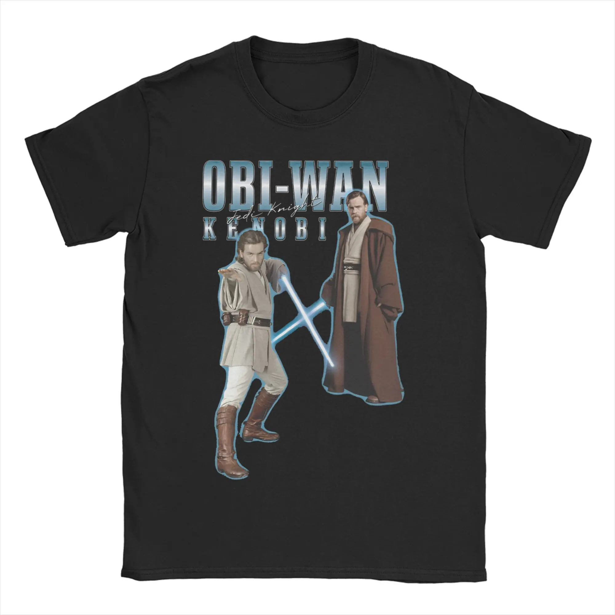 

Mens Womens Obi Wan Shirt 100% Cotton Printed T-Shirt Top Clothing