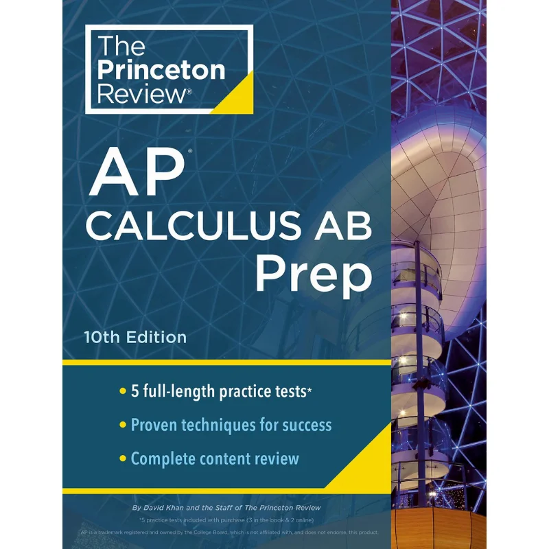 

Обзор Princeton AP Calculus AB Prep 2024 5. Практические испытания. Обзор содержимого. Техники стратегии. 9780593516744