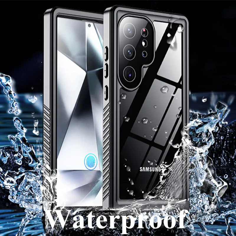 IP68 Underwater Waterproof Case For Samsung Galaxy S25 Ultra S24 FE S23 Plus S21 FE S20 FE A55 Screen+Camera Lens Protector Case