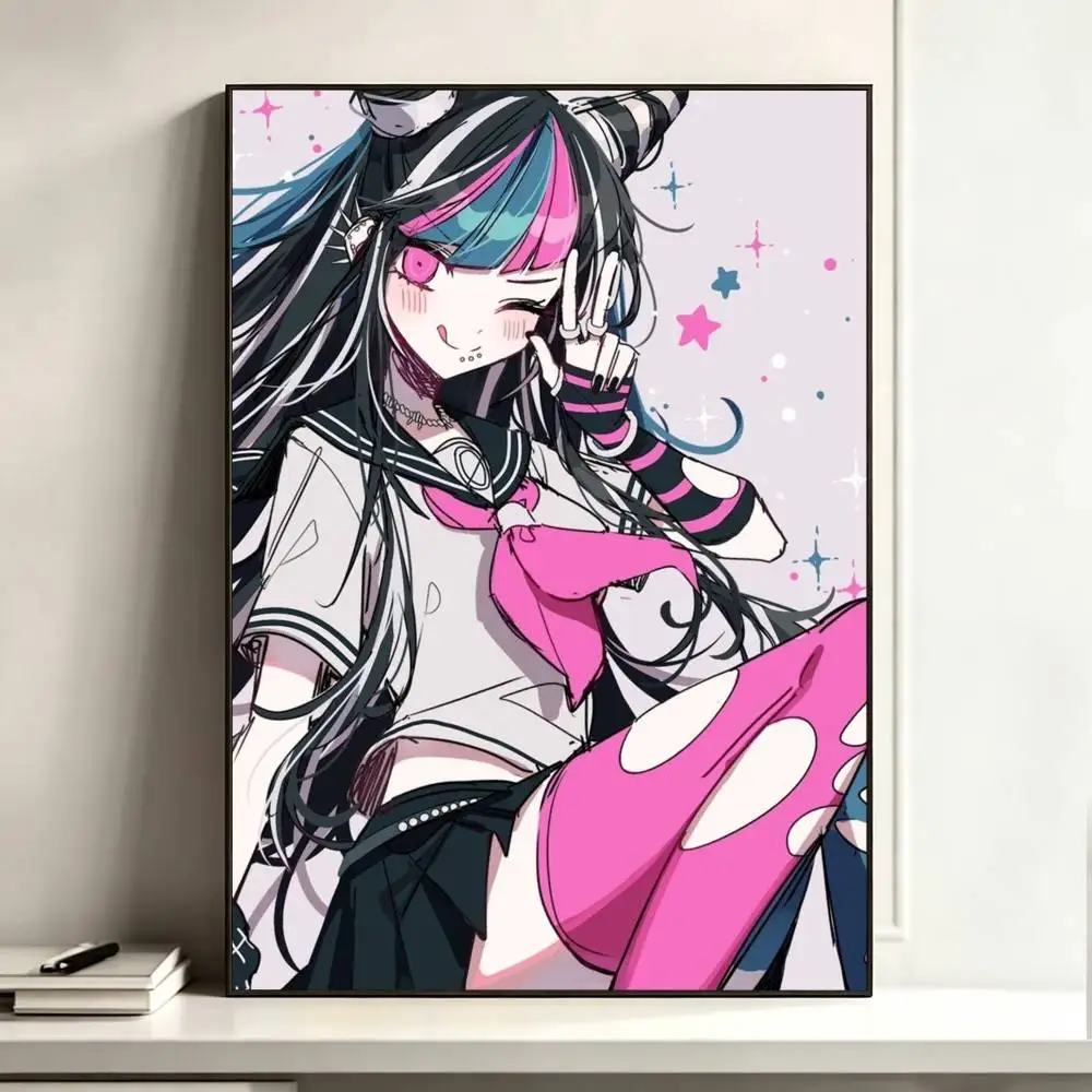 Anime Danganronpa Ibuki M-Mioda  Poster High Quality Dorm Living Room Aesthetic Wall Decoration Painting Stickers Gift