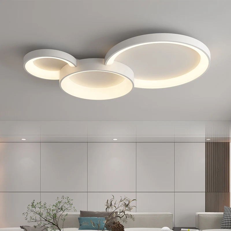 

Creative Led Lamp Chandeliers Simple Modern Living Room Ceiling Light Minimalist Bedroom Light Dining Room Cloud Light Fixtures