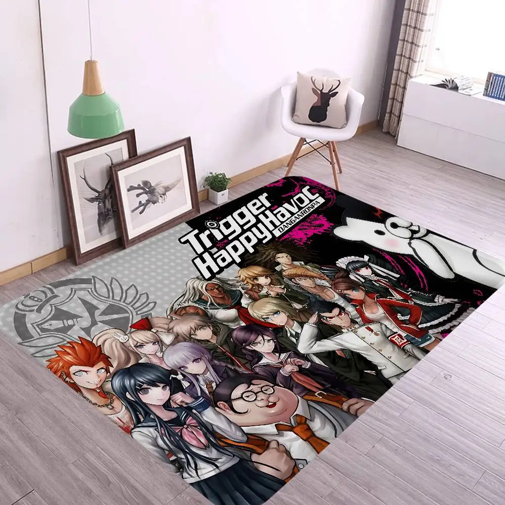 

Коврик для ванной комнаты с рисунком Danganronpa в стиле INS, мягкий коврик для спальни, дома, прачечной, противоскользящий коврик для приветствия