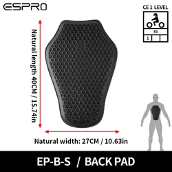 Motorcycle Armor CE1/CE2 Certified Jacket Insert Back Protector Thicken High elasticity Rider Chest Protection Elbow Pad