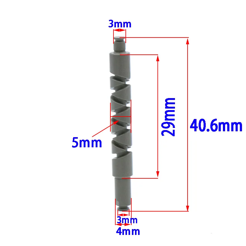 Metal CNC Length 40.6 & 5mm Twist Shaft Half Moon Pin For SHIMANO 23 ANTARES DC Aviation Aluminum 7075 Fishing Wheel  Accessorie