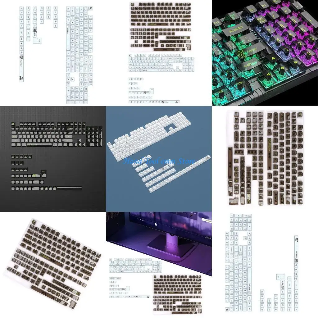 

H37F Comfort Touch 141Key MDA Profile Keycaps for Enhanced Typing Experience