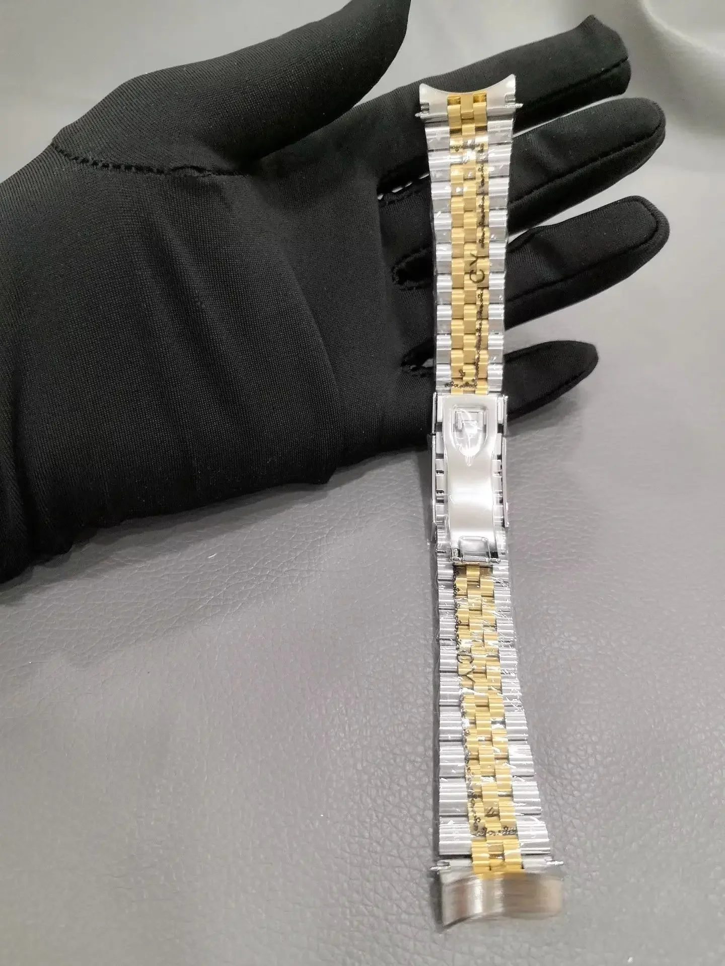 top 22MM NEW Silver Gold Solid Stainless Steel jubilee Watchband For Tudor Wrist Bracelet Men's wristbands