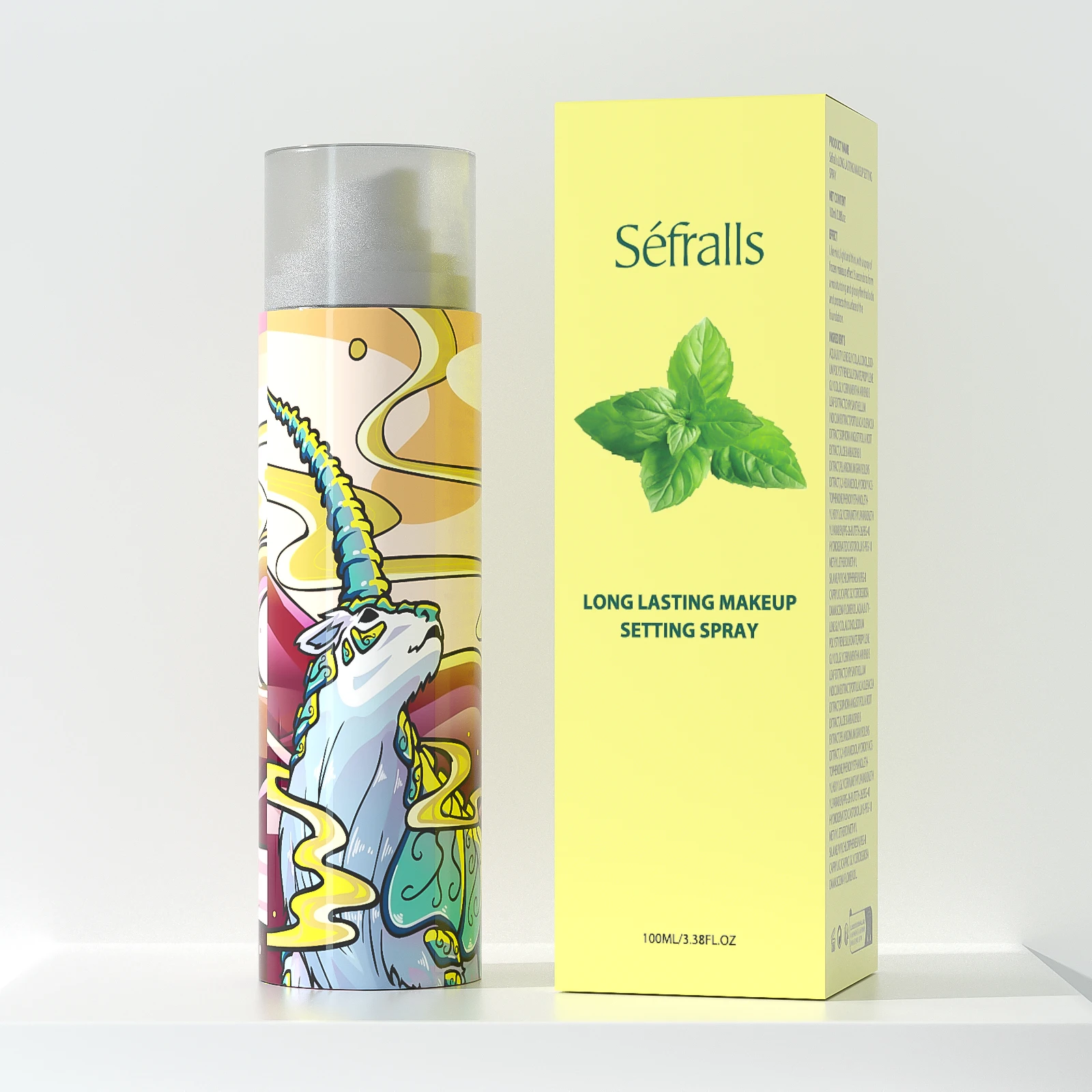 Séfralls Long lasting Makeup Setting Spray 100ml Lightweight refreshes your skin and sets makeup. can be used before & after app