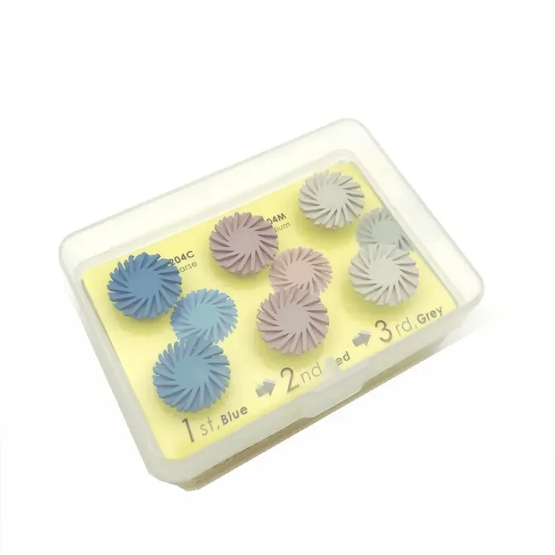 Dental Diamond Resin Polishing Disc Kit Flex Spiral Brush Bur Polisher Dentist Tool for Teeth Cleaning Restoration - Image 6