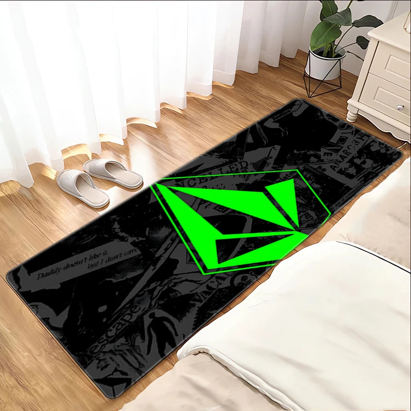 

Floor Mat V-Volcom Room Mats Entrance Door Doormat Non Slip Carpet for Kitchen Balcony Super Absorbent Bathroom Rug Foot Mat