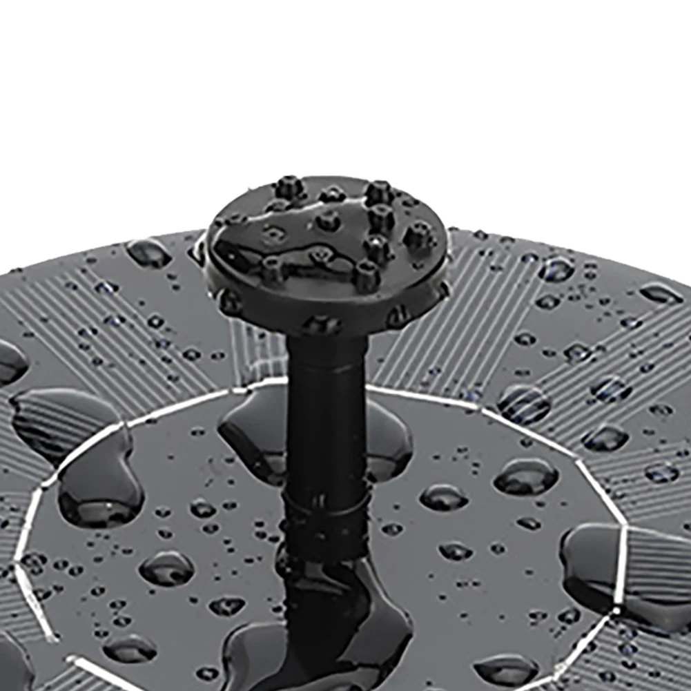 

2,2 Вт солнечный фонтан для птичьей ванны, 80 см, плавающий фонтанный насос на солнечной энергии с 6 насадками и цветной светодиодной подсветкой для сада, бассейна, пруда