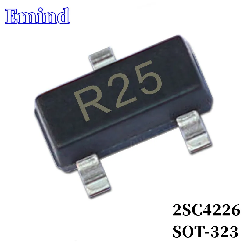 

100/200/500/1000/2000/3000Pcs 2SC4226 4226 SMD Transistor SOT-323 Footprint R25 NPN 12V/100mA Bipolar Amplifier Transistor