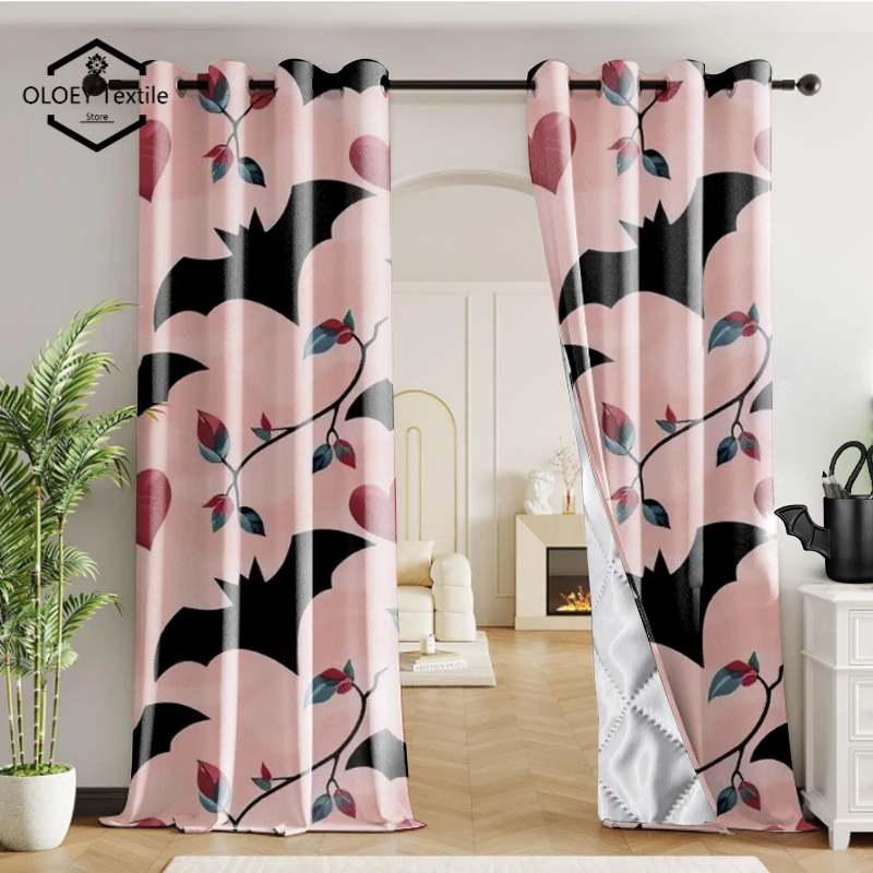 

OLOEY Soundproof Thermal Insulated Cotton Linen Blackout Curtains for Living Dining Room Bedroom Thickened Custom Window Drapes