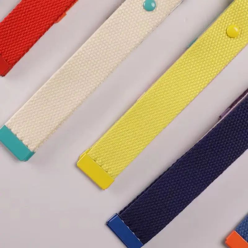 Fabric Strap Keyring Keychain Strap Baggage Tag For Women Men DIY Backpack Pendant Key Chains Accessories Bulk Wholesale
